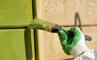 Как покрасить деревянный дом