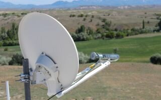 Скоростной спутниковый интернет на даче